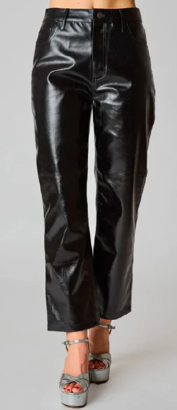 Travolta High Rise Metallic Pants