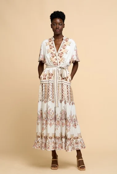 Trendsetting Threads Thessa Printed Maxi