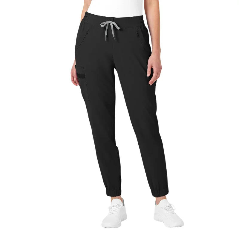 WonderWink Women's Jogger Scrub Pant - Black