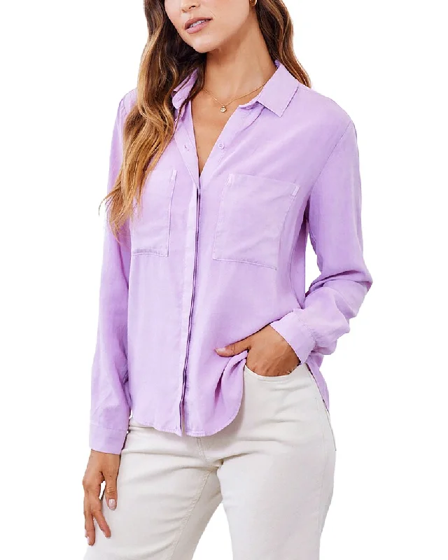 Bella Dahl Two Pocket Classic Button Down Top