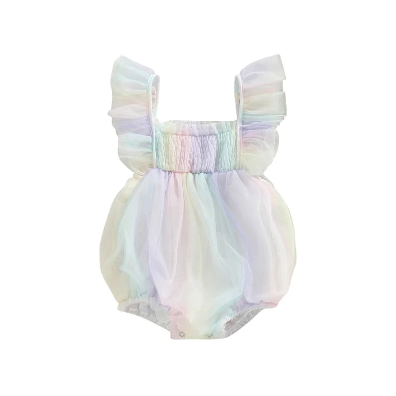 JOSIE Pastel Rainbow Romper