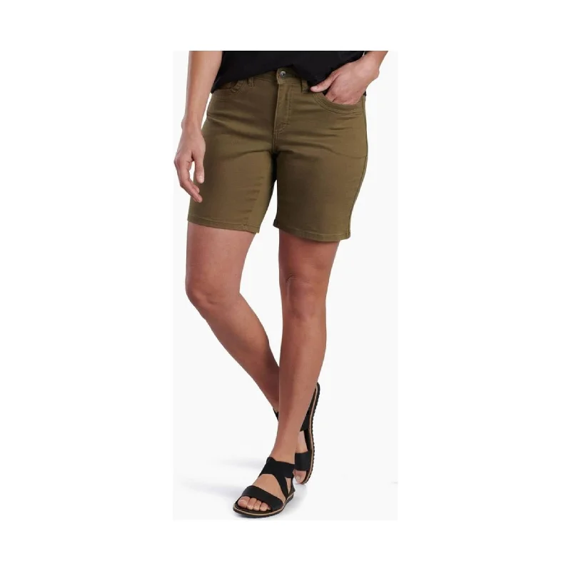 Kuhl Women's Kontour Short 8 - Olive - ONLINE STORE CREDIT/EXCHANGE ONLY Discounts On Casual Weekend Styles