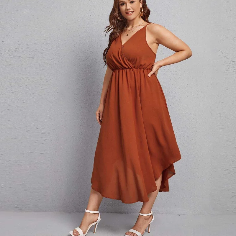 Sleeveless Plus Size Dress