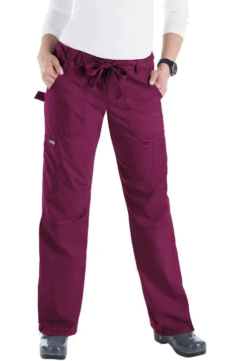 koi Women's Lindsey Drawstring Scrub Pant_Wine