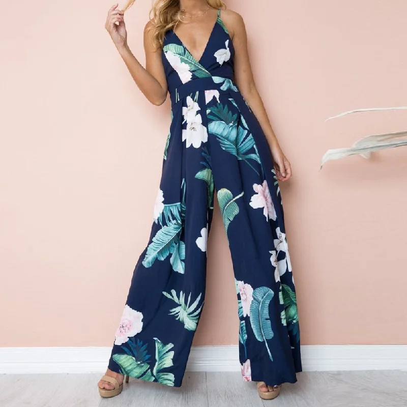 Sleeveless Long Jumpsuit