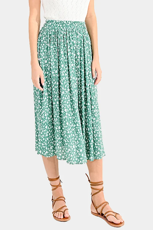 Ditsy Midi Skirt