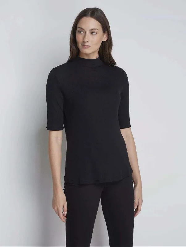 Mock Neck Micro TENCEL™ Modal Top | Multiple Colours