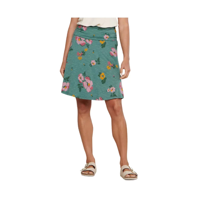 Toad & Co Women's Chaka Skirt - Silver Pine Floral - ONLINE STORE CREDIT/EXCHANGE ONLY