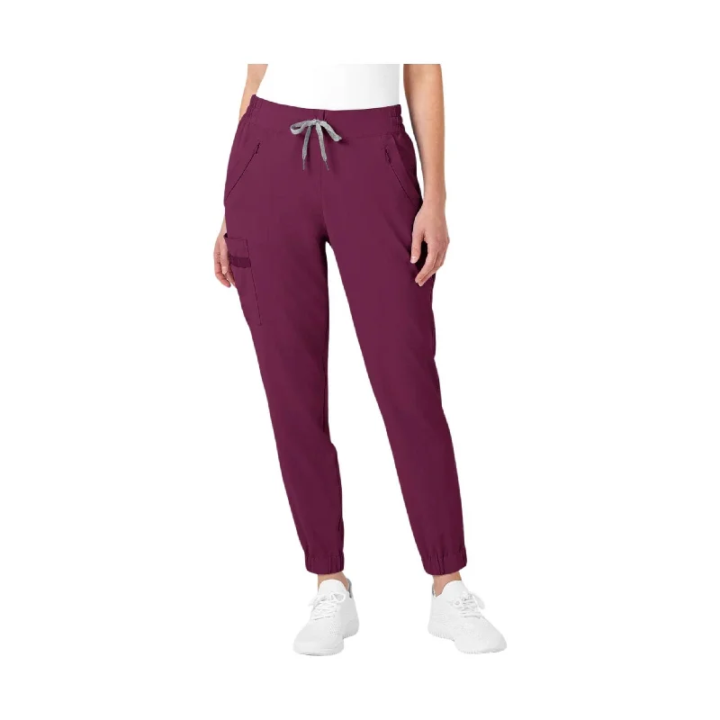 WonderWink Women's Jogger Scrub Pant - Wine