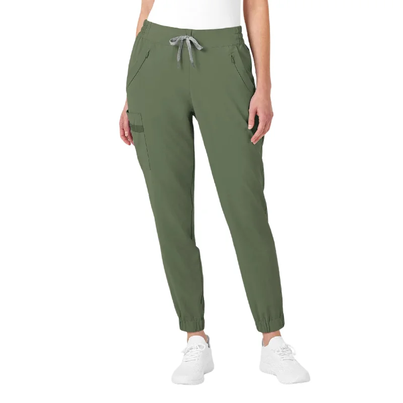 WonderWink Women's Jogger Scrub Pant - Olive