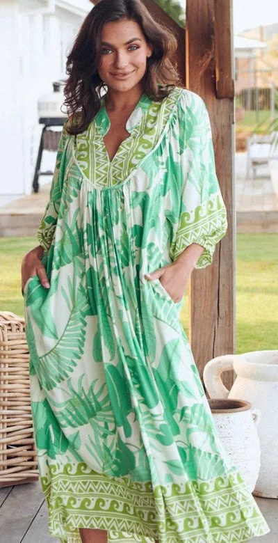 Boheme dress palm Travel Essentials