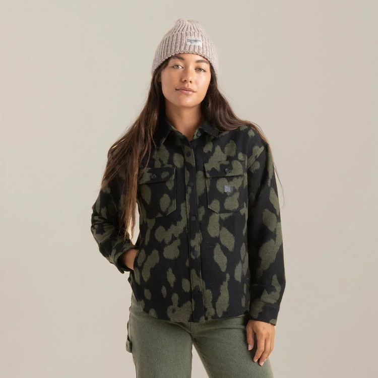 ROARK Amberley Long Sleeve Flannel - MILITARY LEO