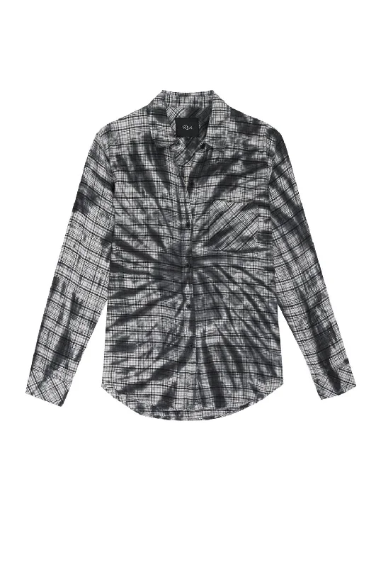 Womens Milo In Black Swirl Tie Dye