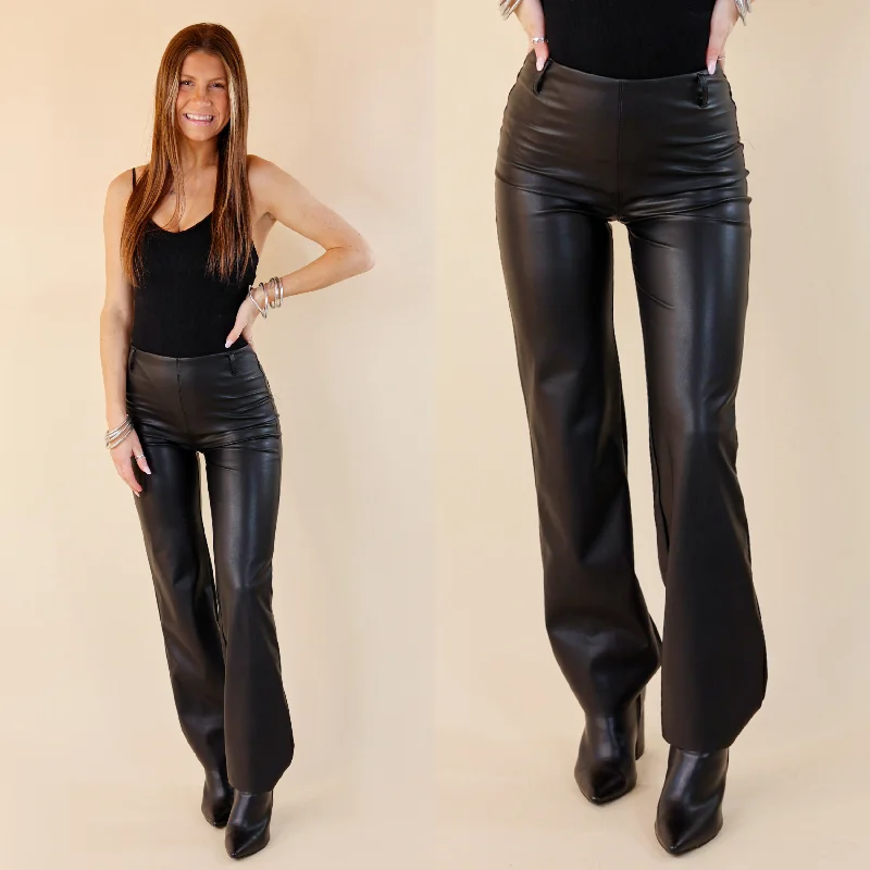 Lyssé | Amara Straight Flare Pants in Black