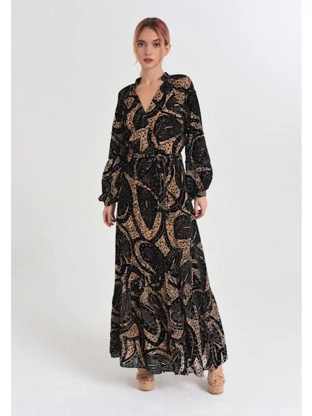 Comfort First Women's Wear Aria Burnout Maxi