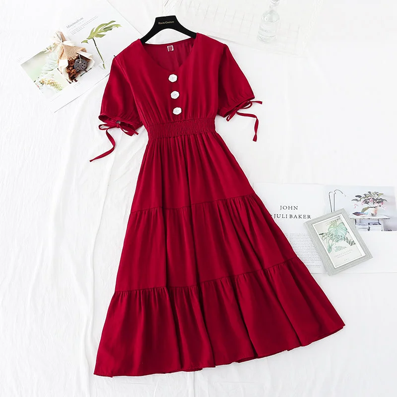 Flash Deals V-neck waist length skirt retro cool style  4176
