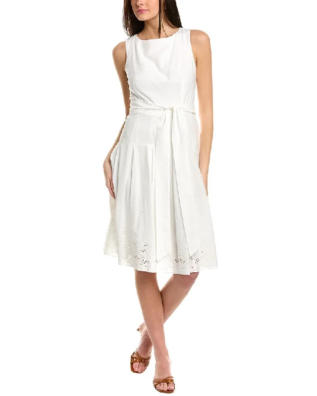 Anne Klein Eyelet A-Line Dress