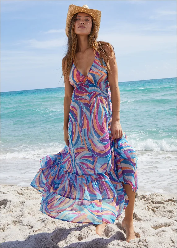 Cover Up Dress - Santa Monica Abstract