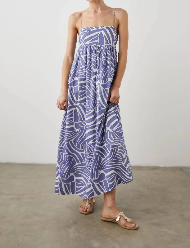 Lucille Dress In Island Waves