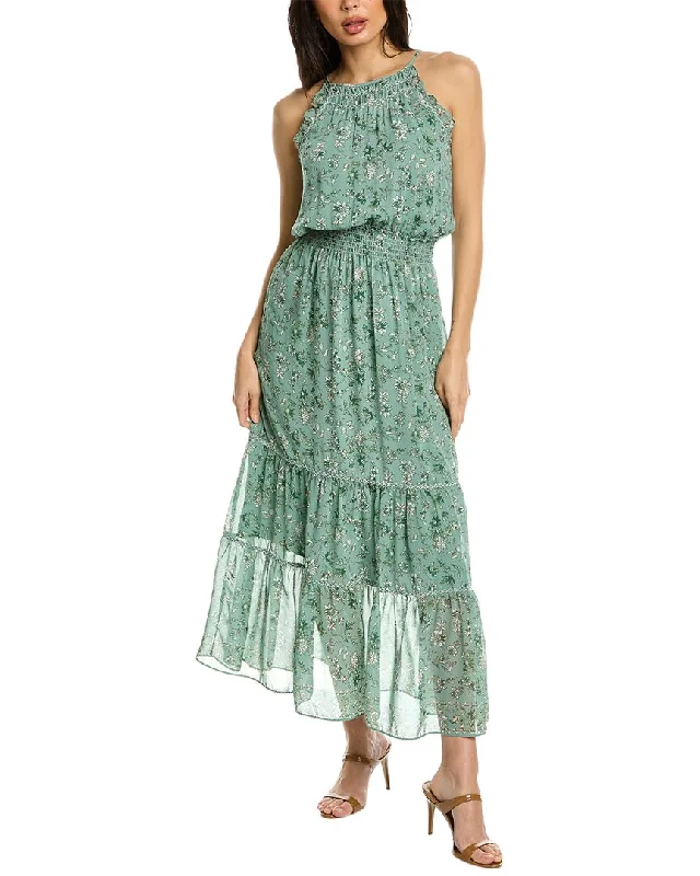 Max Studio Embroidered Maxi Dress