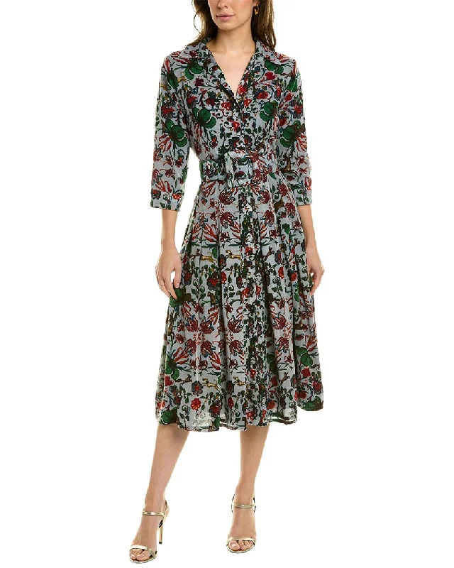 Samantha Sung Patricia Wool Shirtdress