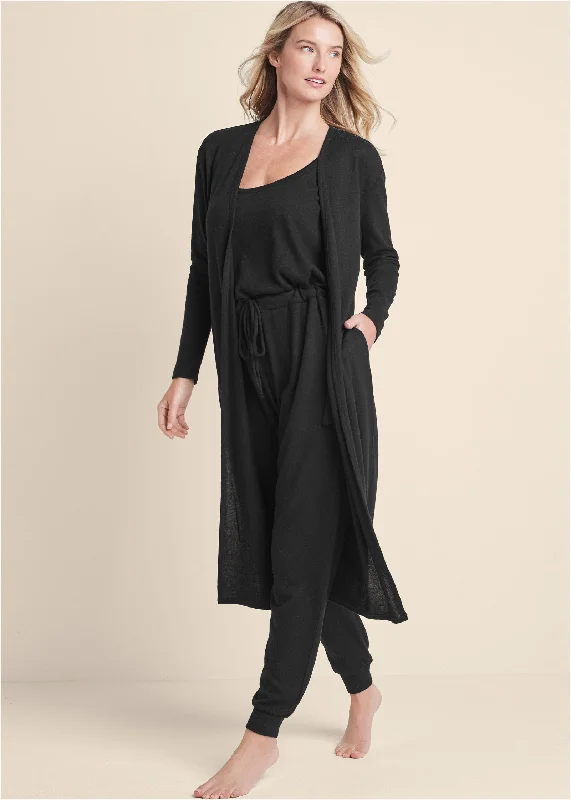 Cozy Hacci Duster - Black