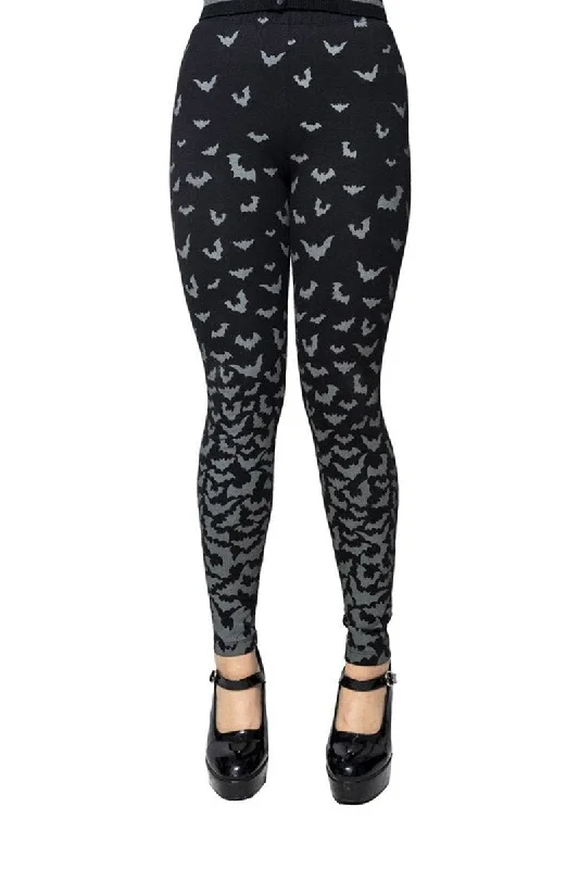 Bat Repeat Gradient Leggings