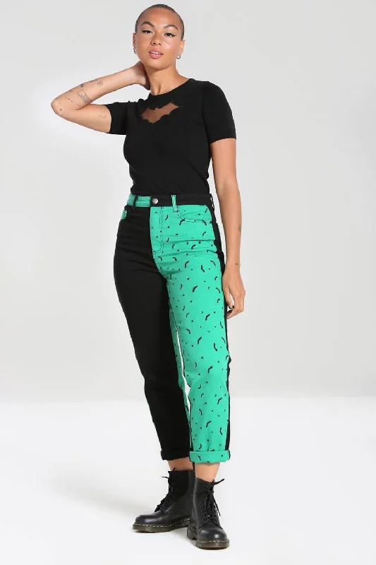 Duo Bat Jeans [GREEN]