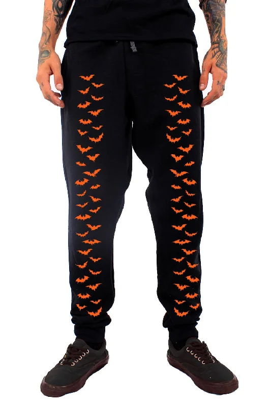 Bat Joggers [PUMPKIN ORANGE] [UNISEX]