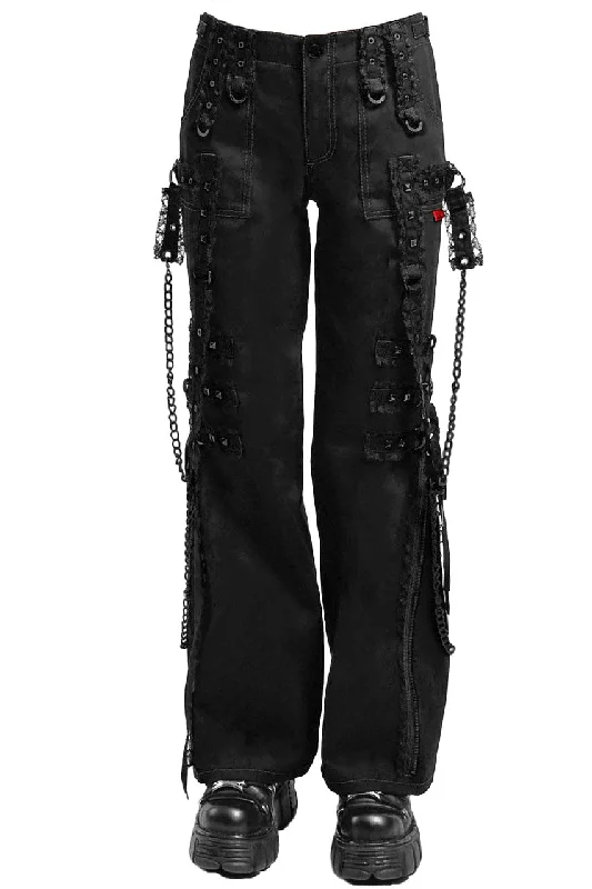 Tripp NYC Midnight Dark Street Chain Pants [BLACK/BLACK]