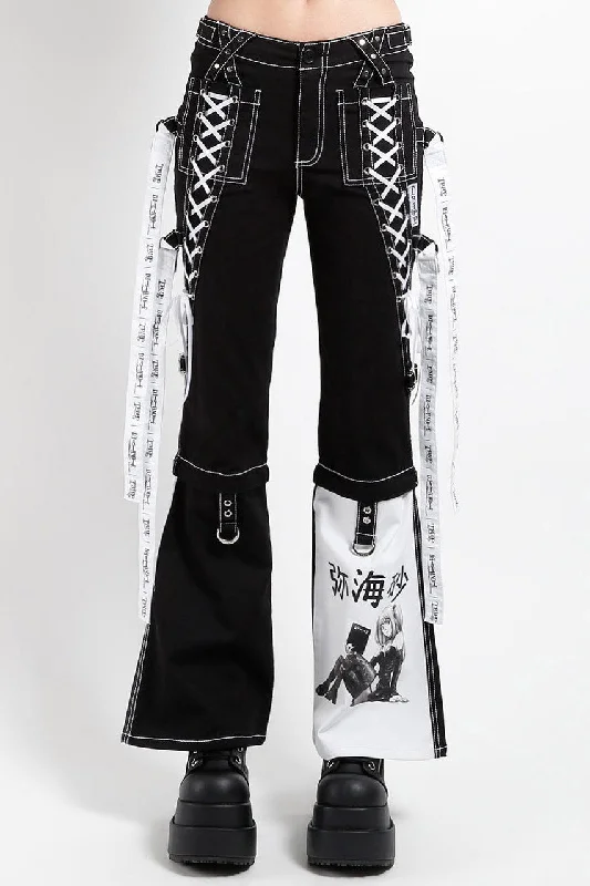 TRIPP NYC X Deathnote Rem X Misa Pants [BLACK/WHITE]