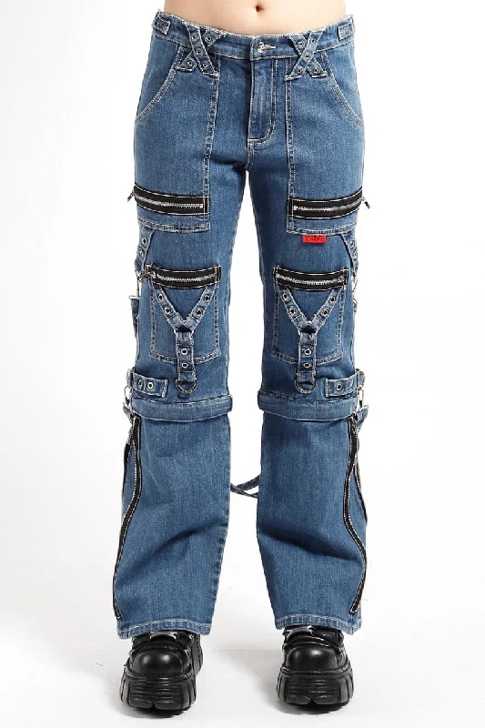 Tripp NYC Zip to Zip Pants [LIGHT BLUE INDIGO DENIM]